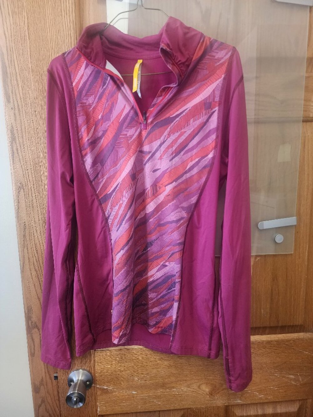 Lole size large quarter zip top